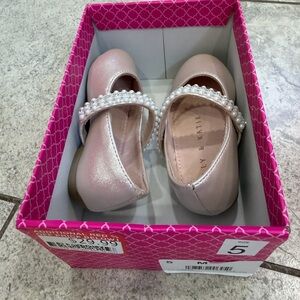 Kelly & Katie Pearl-Strap Mary Jane Dress Shoes - Light Pink